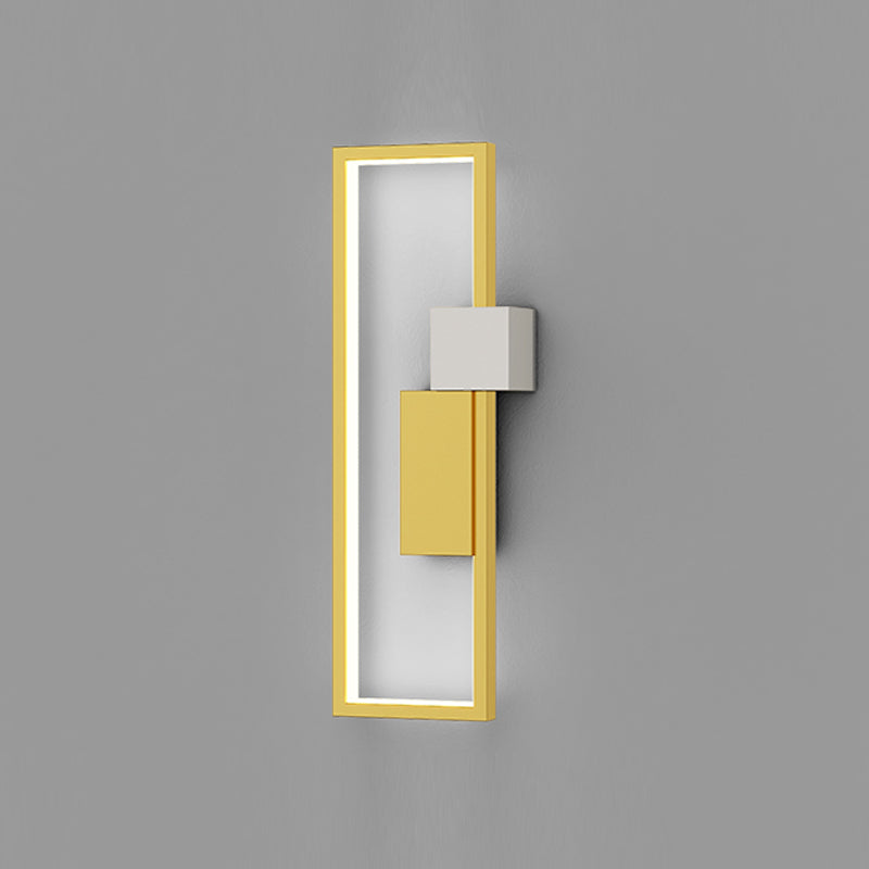 Metal Geometric Shape Wall Light Modern Style Multi Lights Wall Mounted Light Fixture