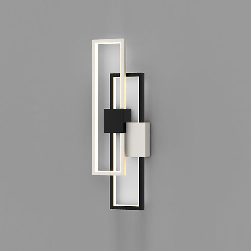 Metal Geometric Shape Wall Light Modern Style Multi Lights Wall Mounted Light Fixture