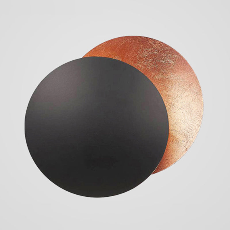 1-Light Wall Sconce Modern Led Wall Mount Lamp with Metal Shade for Living Room