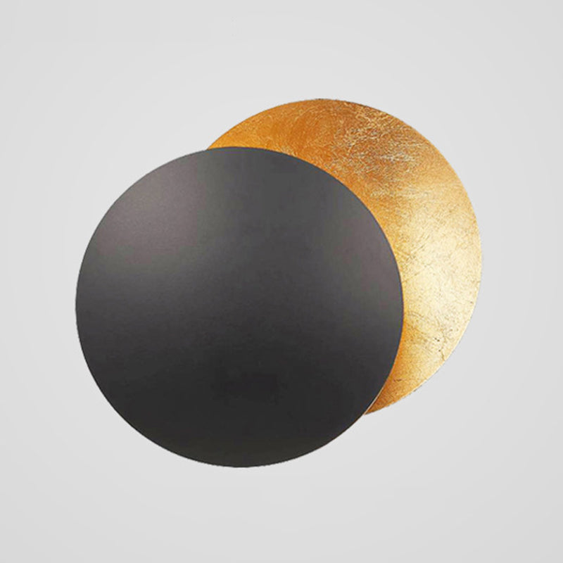 1-Light Wall Sconce Modern Led Wall Mount Lamp with Metal Shade for Living Room