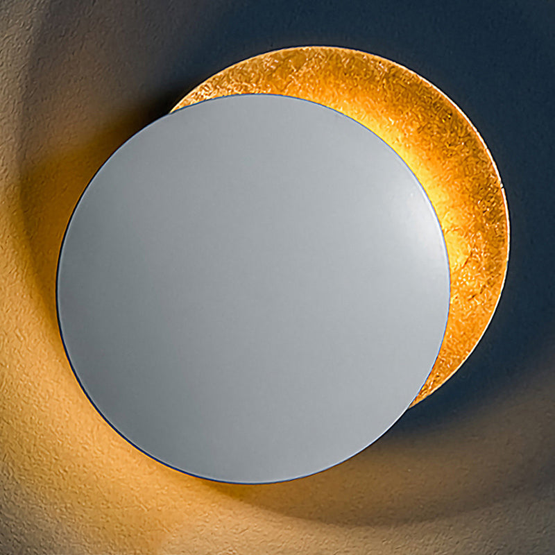 1-Light Wall Sconce Modern Led Wall Mount Lamp with Metal Shade for Living Room