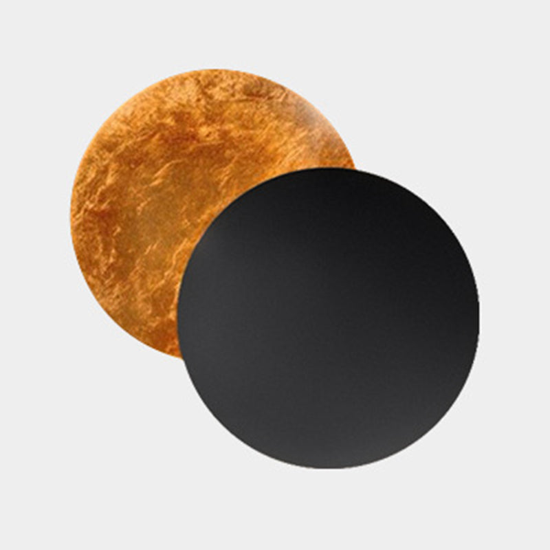 1-Light Wall Sconce Modern Led Wall Mount Lamp with Metal Shade for Living Room