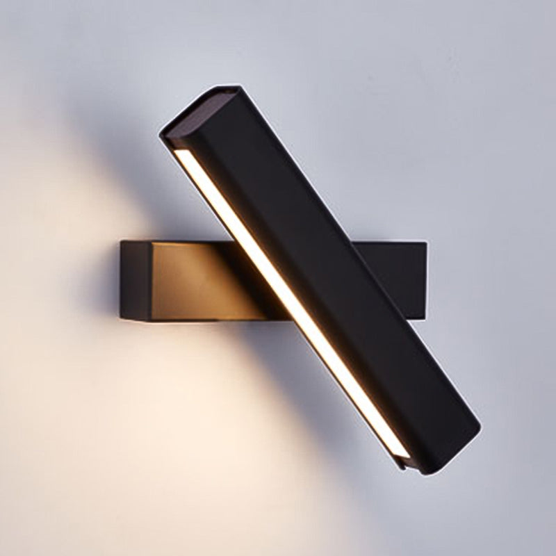 Metal Square Shape Wall Light Modern Style 1 Light Wall Mounted Light Fixture