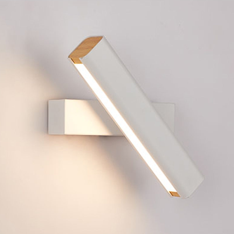 Metal Square Shape Wall Light Modern Style 1 Light Wall Mounted Light Fixture