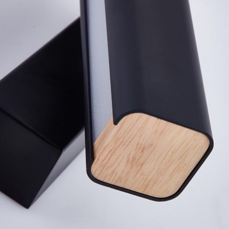 Metal Square Shape Wall Light Modern Style 1 Light Wall Mounted Light Fixture