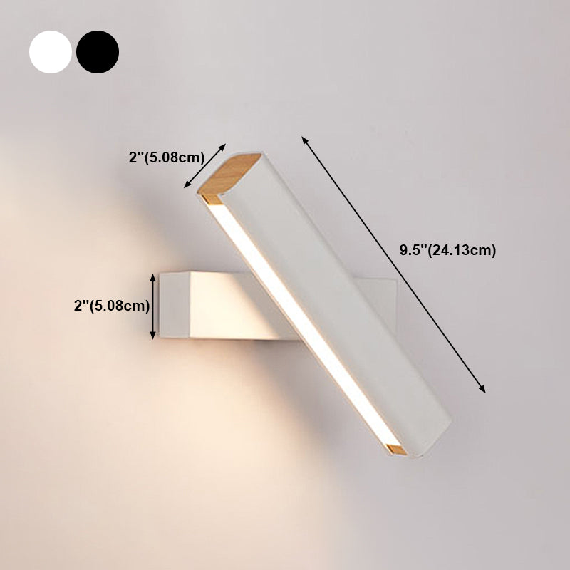 Metal Square Shape Wall Light Modern Style 1 Light Wall Mounted Light Fixture