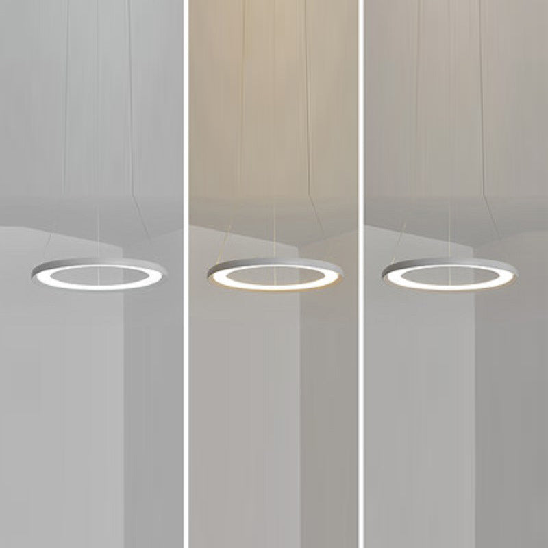 Round Hanging Light Kit Modern Style Metal Multi Lights Hanging Ceiling Lights