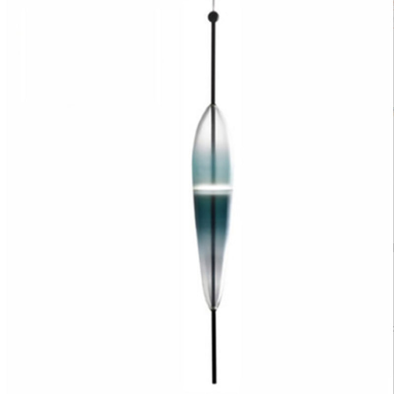 1 Light Geometric Hanging Ceiling Light Modern Style Glass Hanging Lamps