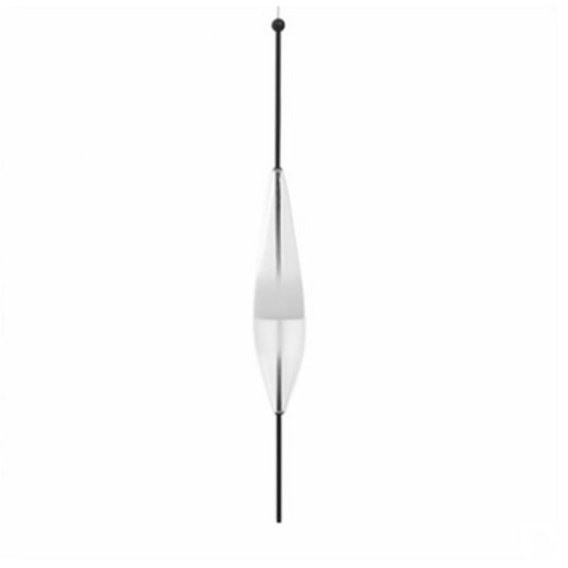 1 Light Geometric Hanging Ceiling Light Modern Style Glass Hanging Lamps