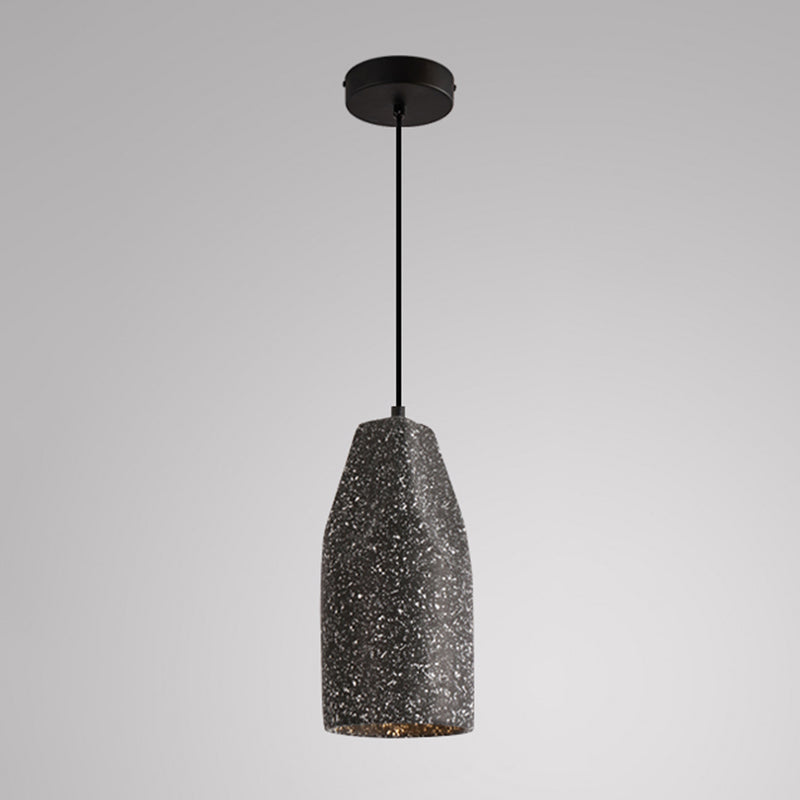 Nordic Style Cement Ceiling Lamp Modern Simple Geometry Led Pendant Light for Living Room