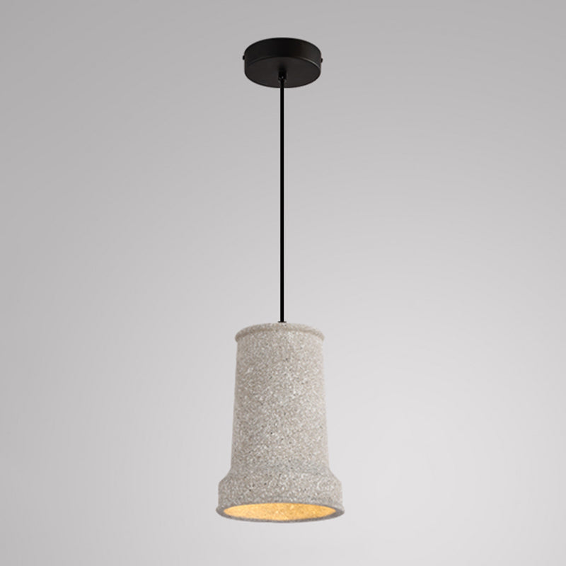 Nordic Style Cement Ceiling Lamp Modern Simple Geometry Led Pendant Light for Living Room