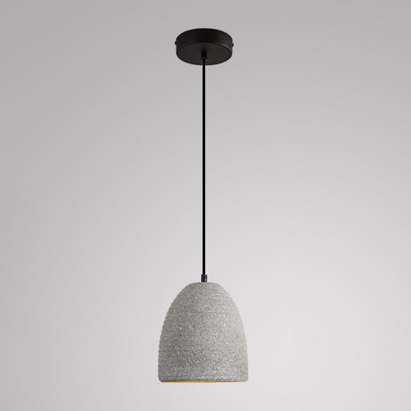 Nordic Style Cement Ceiling Lamp Modern Simple Geometry Led Pendant Light for Living Room