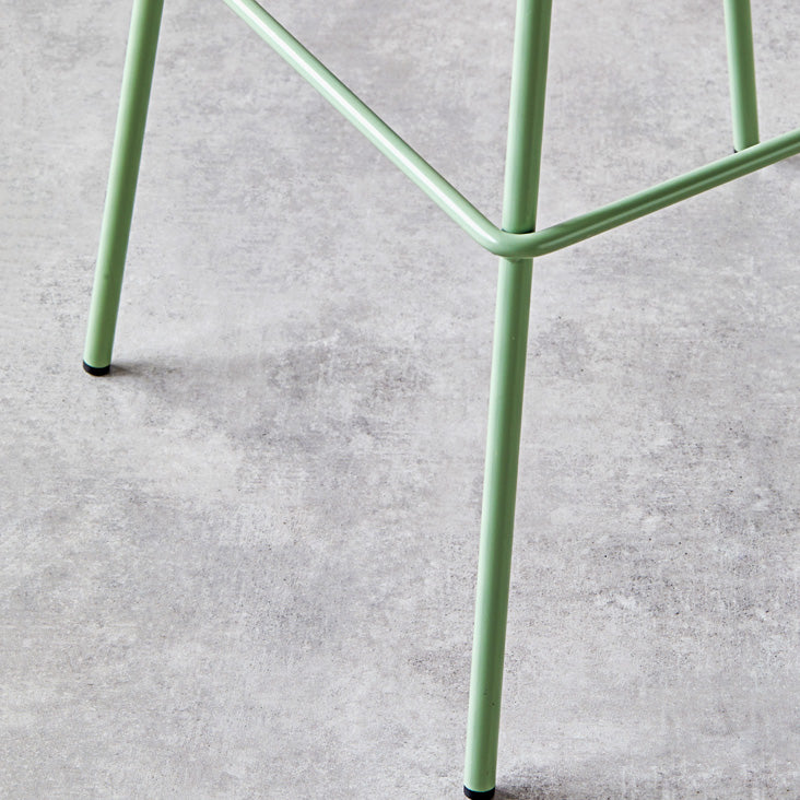 Modern Style Bar-stool Metal Counter Bar Stool with Metal Legs for Kitchen