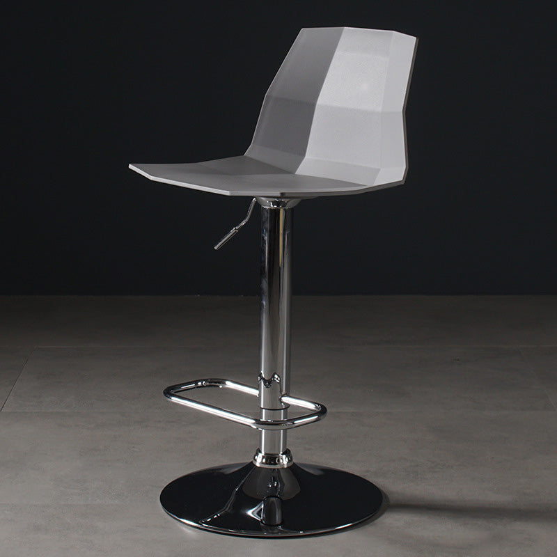 Modern Liftable Bar-stool Plastic Counter Bar Stool with Metal Legs