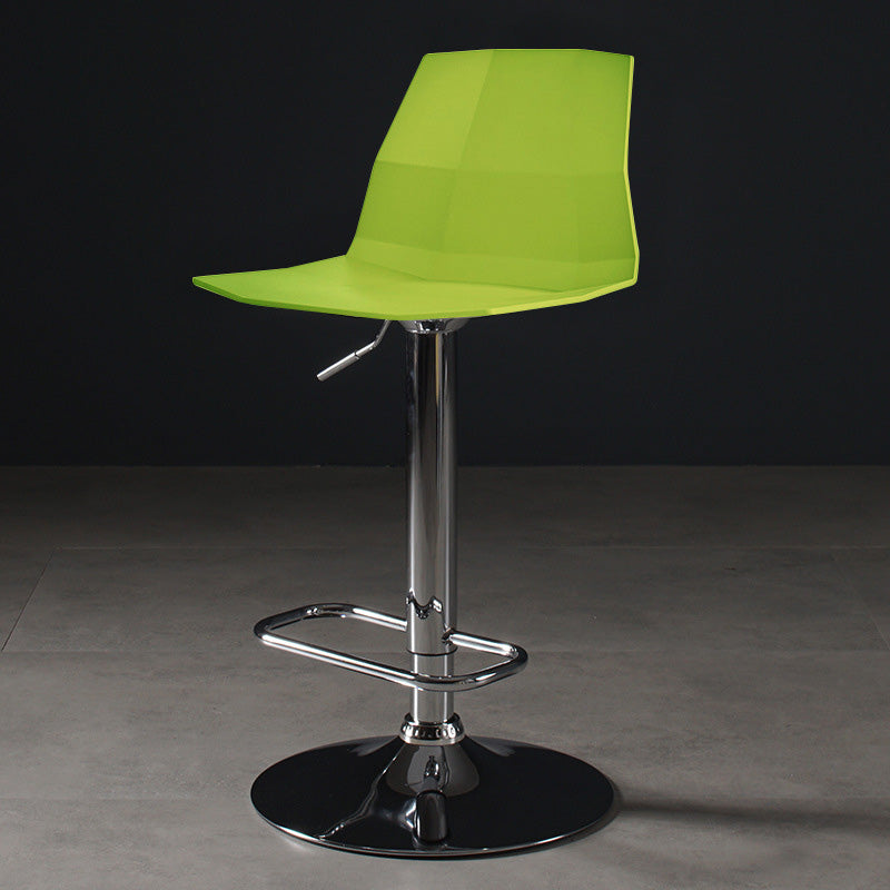Modern Liftable Bar-stool Plastic Counter Bar Stool with Metal Legs