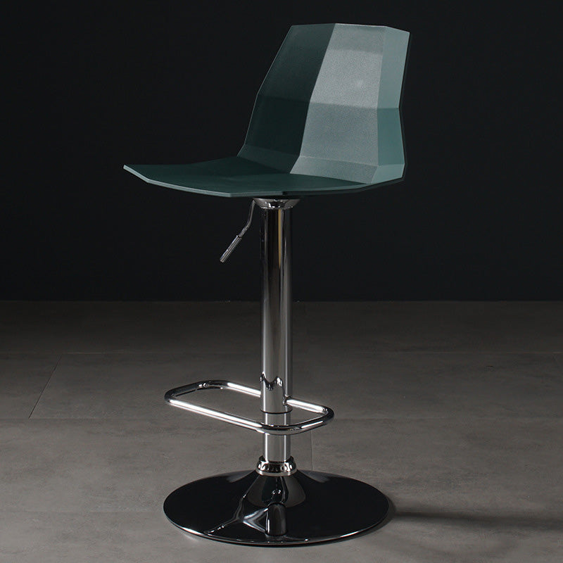 Modern Liftable Bar-stool Plastic Counter Bar Stool with Metal Legs