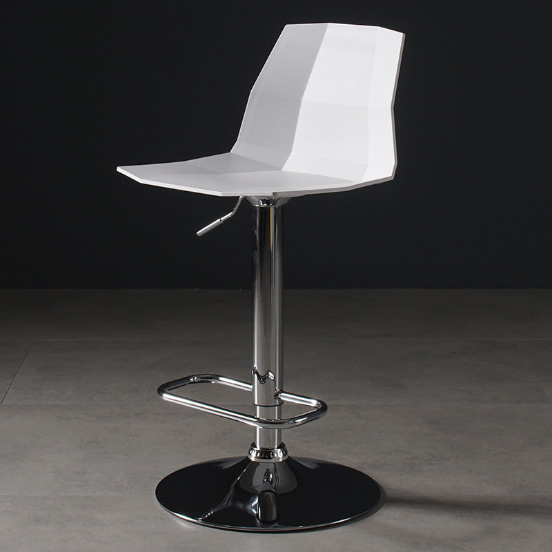 Modern Liftable Bar-stool Plastic Counter Bar Stool with Metal Legs