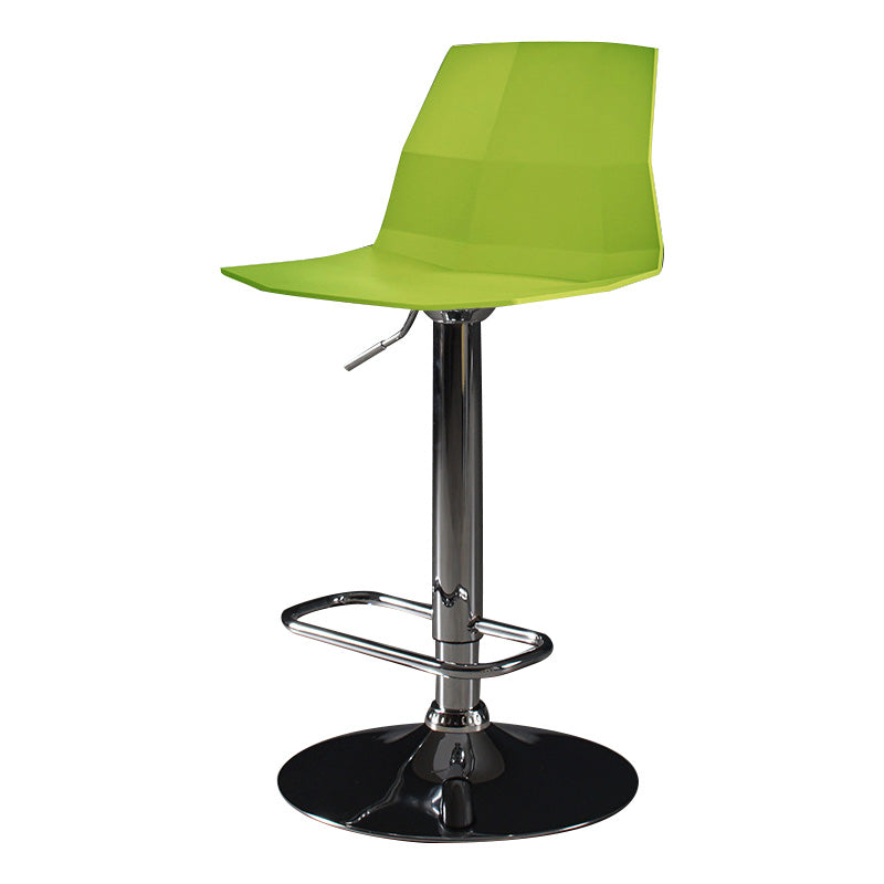 Modern Liftable Bar-stool Plastic Counter Bar Stool with Metal Legs