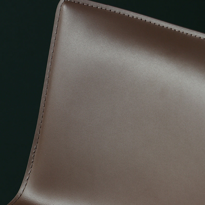 Modern Style Bar-stool Leather Counter Bar Stool with Metal Legs for Kitchen