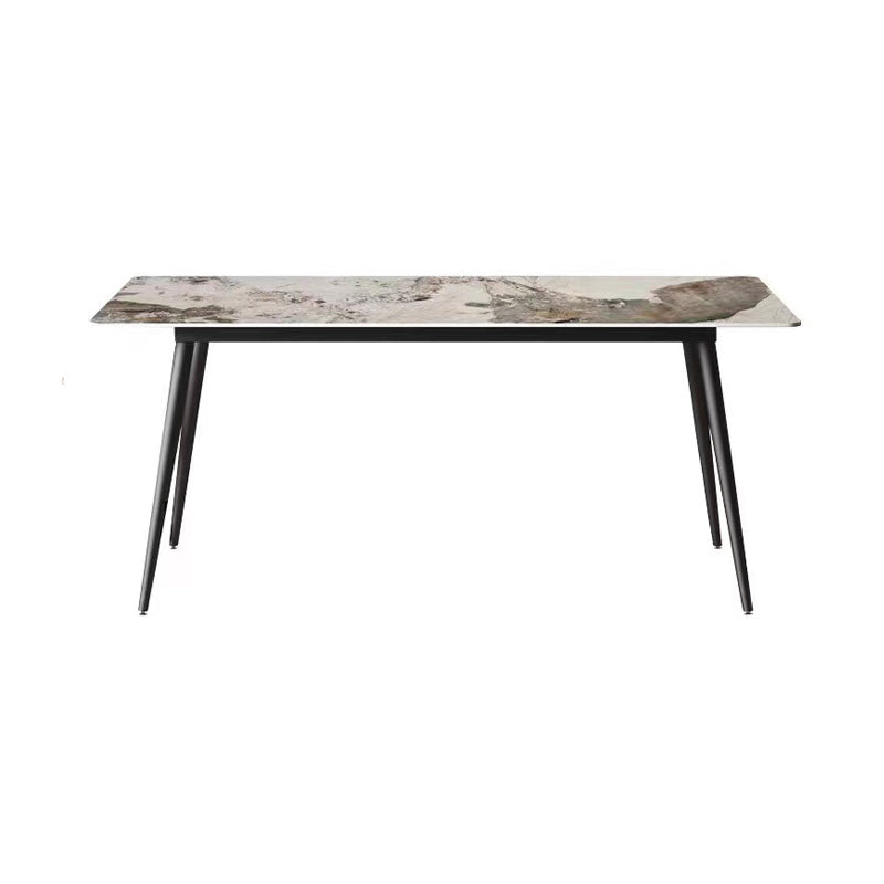 Modern 1/4/6/7 Pieces Dinette Set with Sintered Stone Top Rectangle Dining Table Set