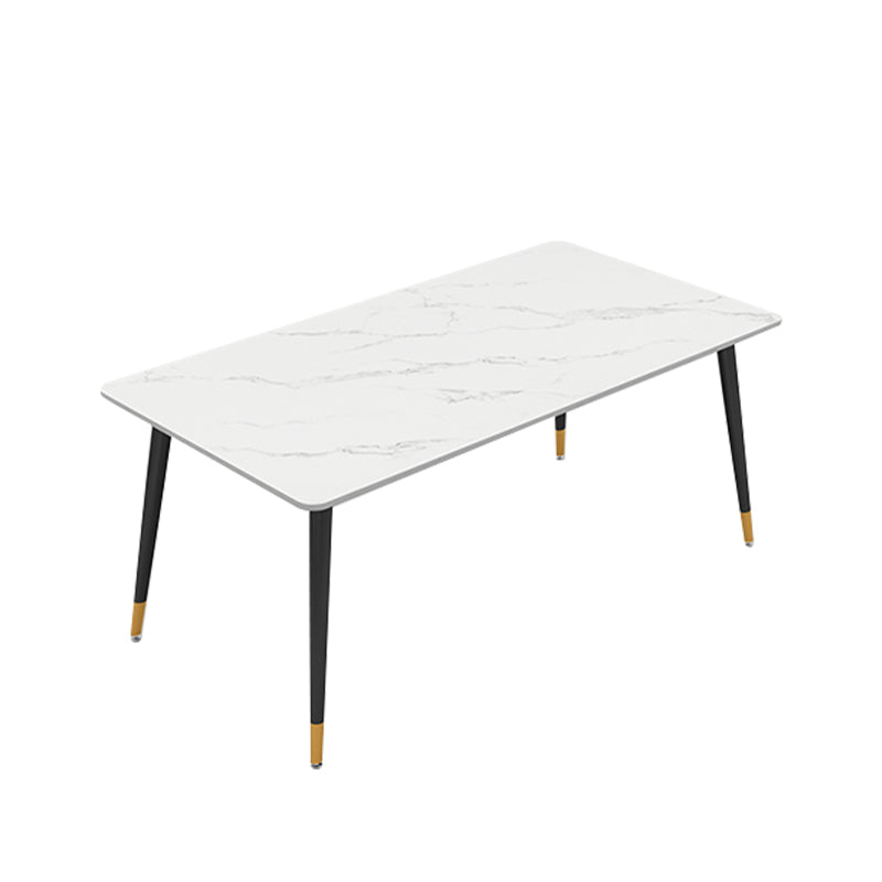 Black Frame Stone Dining Room Table Traditional Luxury Rectangle Dining Table