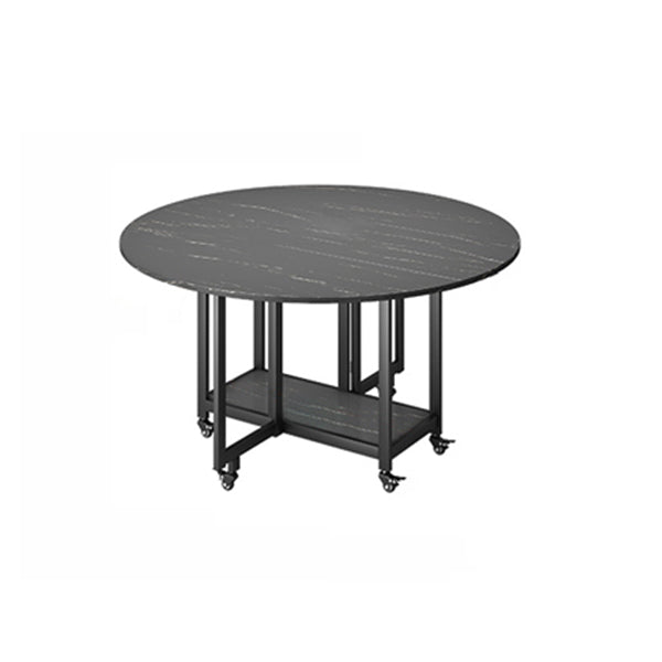 Modern Tripod Base Dinette Table Chipboard Folding Table Home Furniture (only Table)