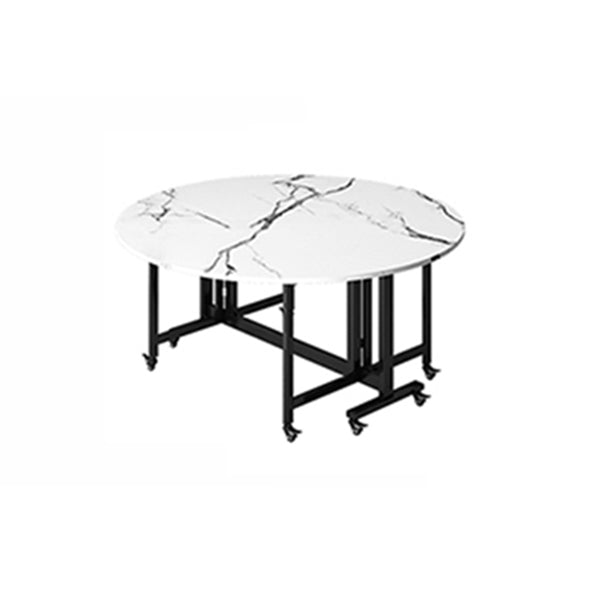 Modern Tripod Base Dinette Table Chipboard Folding Table Home Furniture (only Table)