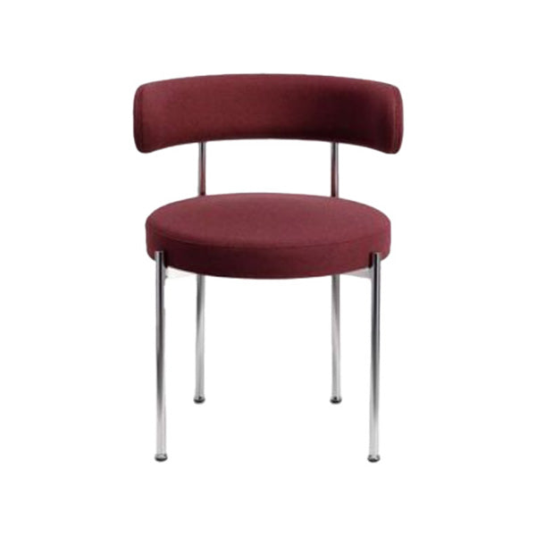 Modern Style Upholstered Side Chair Open Back Dining Chair for Dining Room