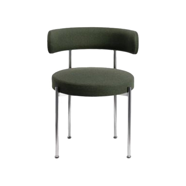 Modern Style Upholstered Side Chair Open Back Dining Chair for Dining Room