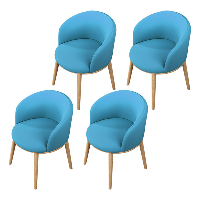 Glam Style Parsons Arm Chair Indoor Dining Chair with Metal Base