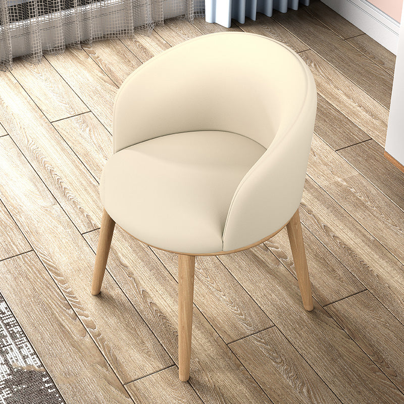 Glam Style Parsons Arm Chair Indoor Dining Chair with Metal Base