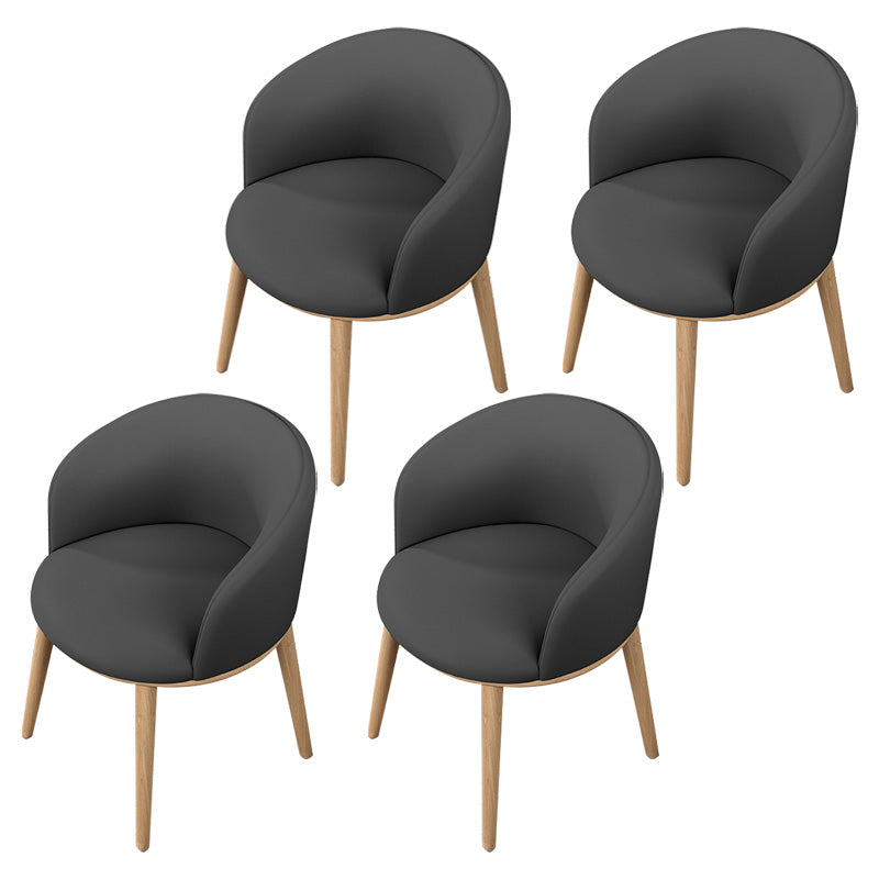 Glam Style Parsons Arm Chair Indoor Dining Chair with Metal Base