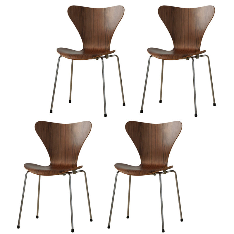 Modern Style Side Chair Wooden Indoor 19.29" Wide Dining Chair