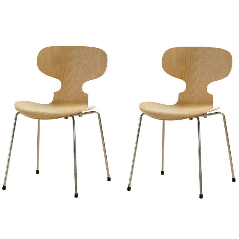Modern Style Side Chair Wooden Indoor 19.29" Wide Dining Chair