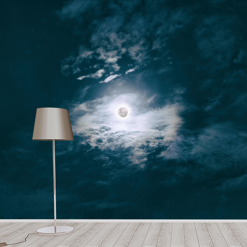 Photography Stain Resistant Mural Wallpaper Dreamy Sky Sleeping Room Wall Mural