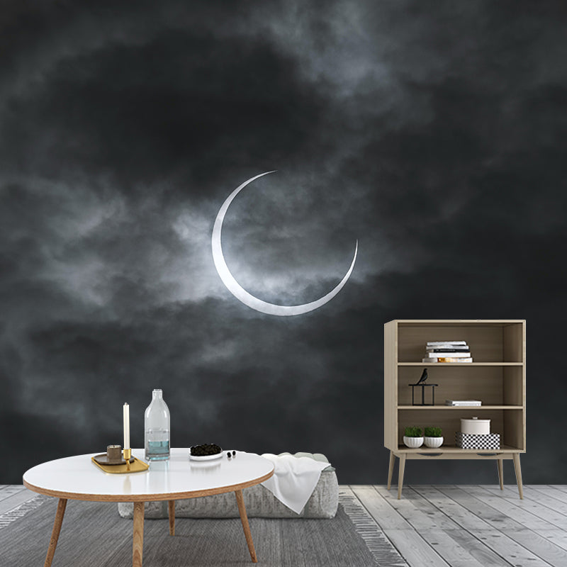 Environment Friendly Wall Mural Wallpaper Dreamy Sky Sitting Room Wall Mural