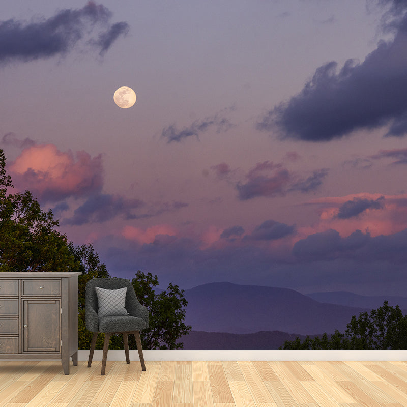 Photography Environment Friendly Mural Wallpaper Dreamy Sky Living Room Wall Mural