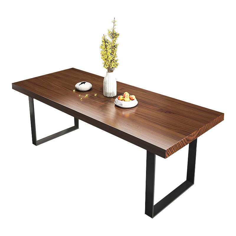 Industrial Style 1/2/3/5/7 Pieces Dining Set Solid Wood Dining Table and Chairs