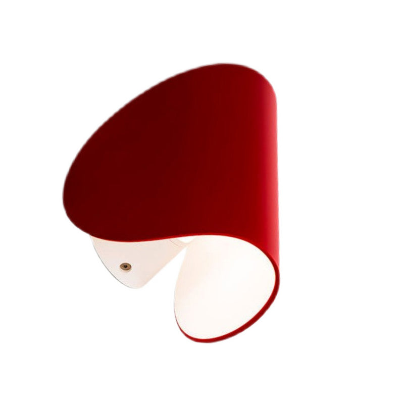 Nordic Style Metal Wall Light Colorful 6.5" High Wall Sconce for Living Room