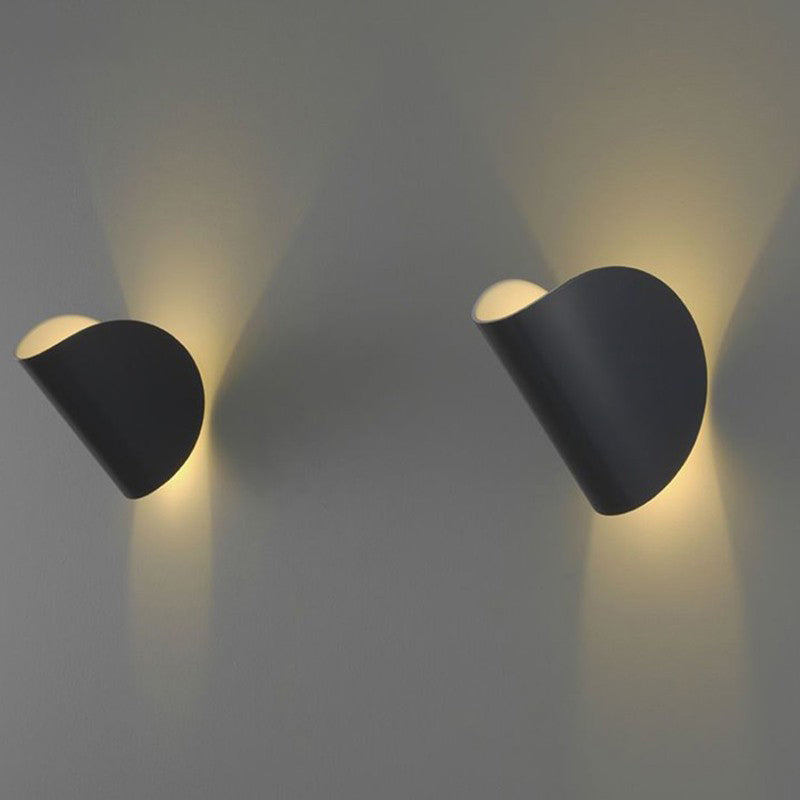 Nordic Style Metal Wall Light Colorful 6.5" High Wall Sconce for Living Room