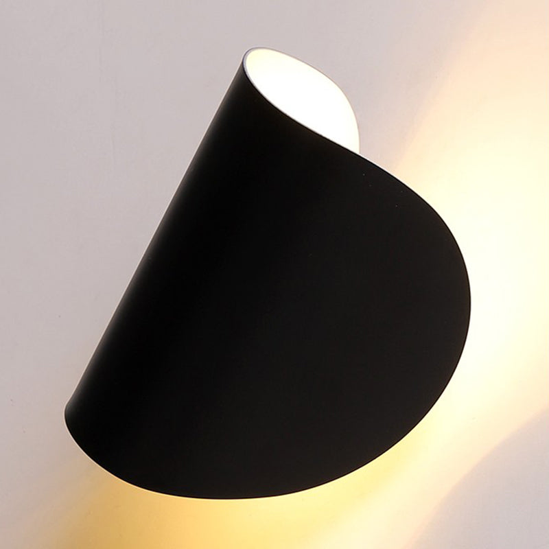 Nordic Style Metal Wall Light Colorful 6.5" High Wall Sconce for Living Room