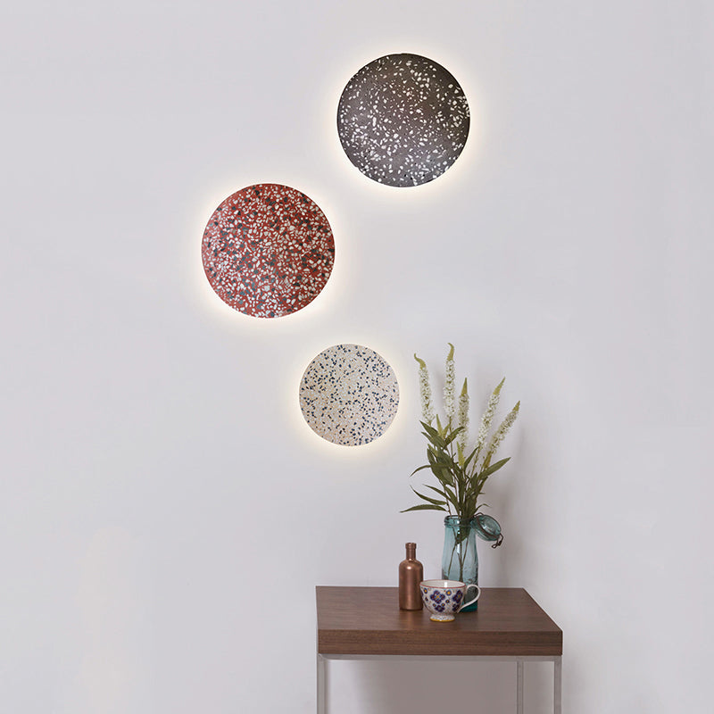 1-Light Stone Wall Sconce Modern Simple Wall Mount Lamp for Living Room