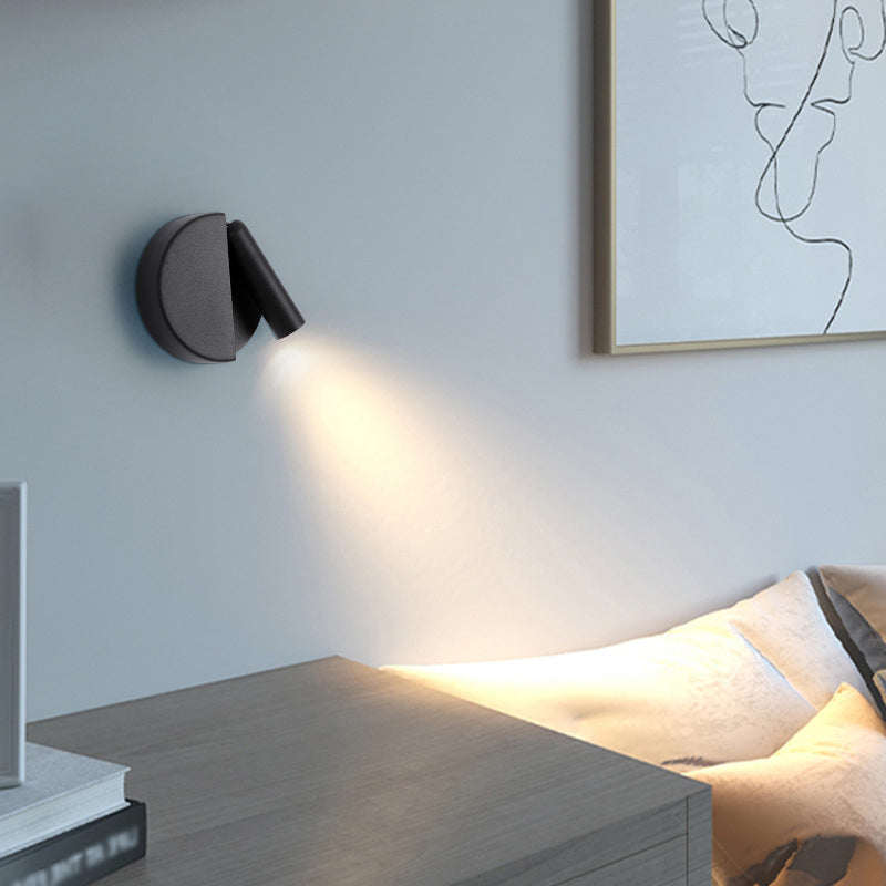 Nordic Style Metal Wall Light Simple Geometry Rotatable Led Wall Lamp for Living Room