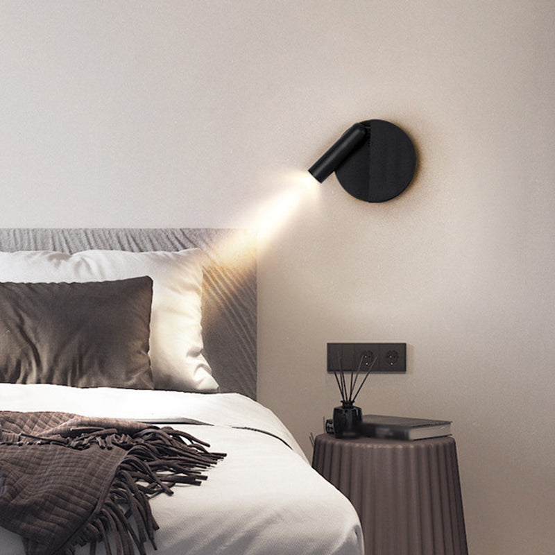 Nordic Style Metal Wall Light Simple Geometry Rotatable Led Wall Lamp for Living Room