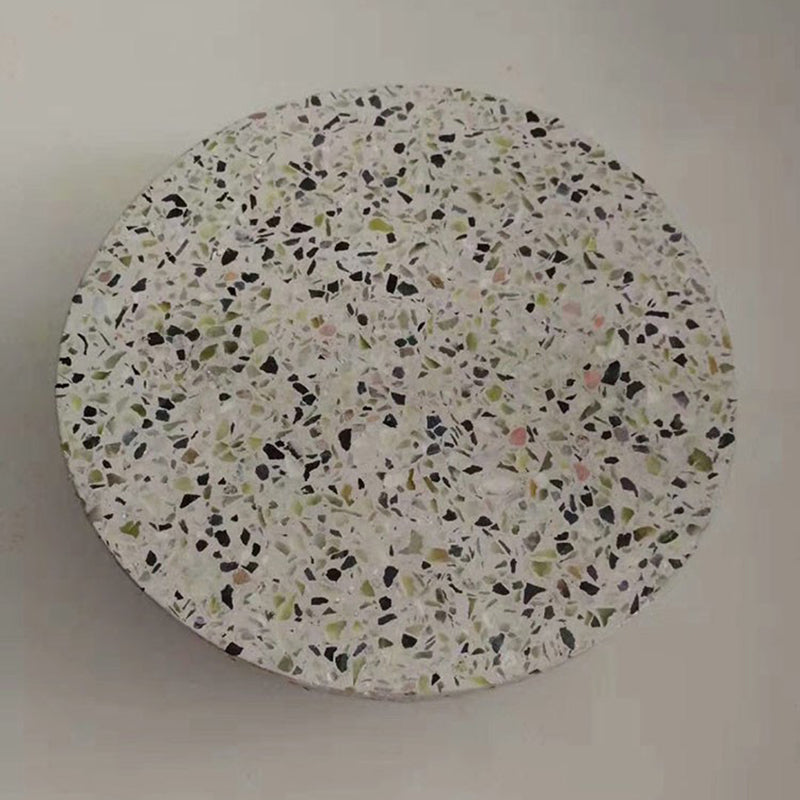 Nordic Style Marble Wall Light Geometry Round Led Wall Lamp with Stone Shade for Bedroom