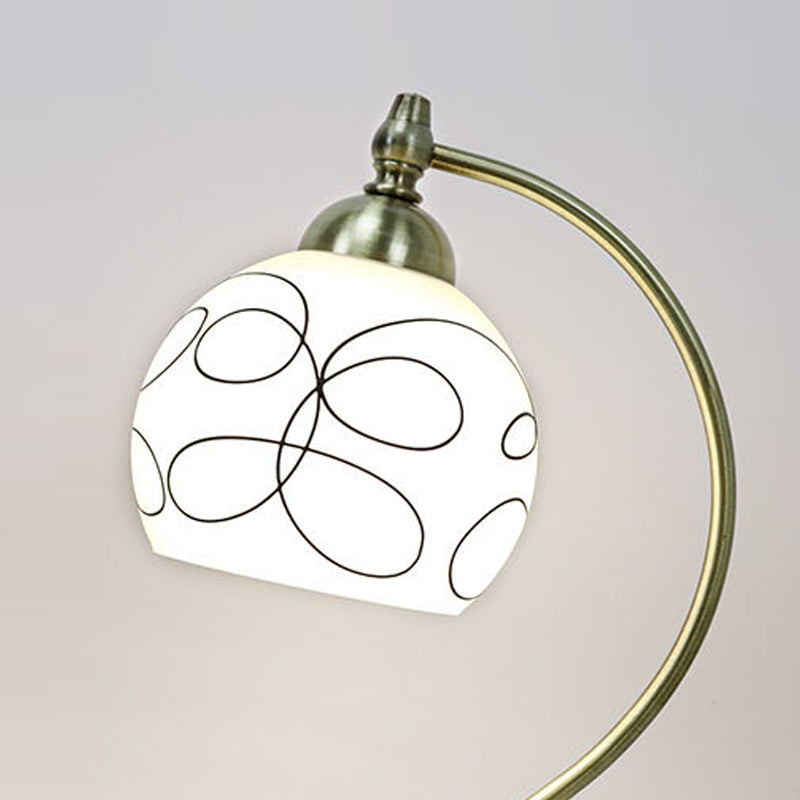 Tiffany Style Desk Light 1-Light Table Lamp Fixture for Bedroom