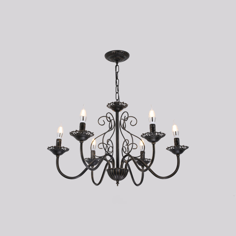 Traditional Style Unique Chandelier Lights Metal Pendant Light Fixtures