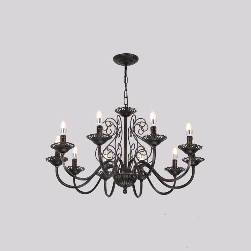 Traditional Style Unique Chandelier Lights Metal Pendant Light Fixtures