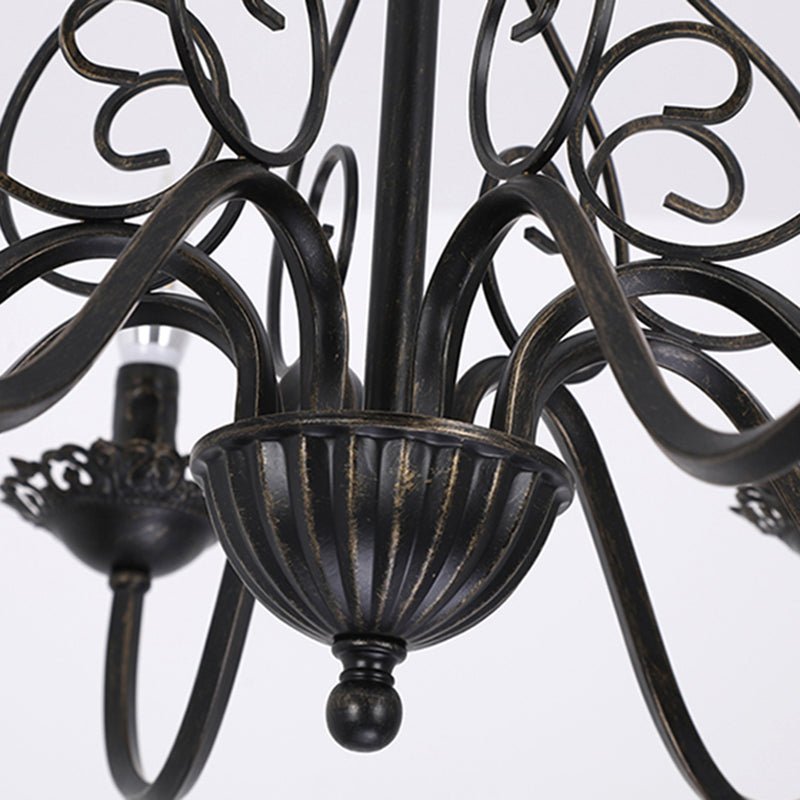 Traditional Style Unique Chandelier Lights Metal Pendant Light Fixtures