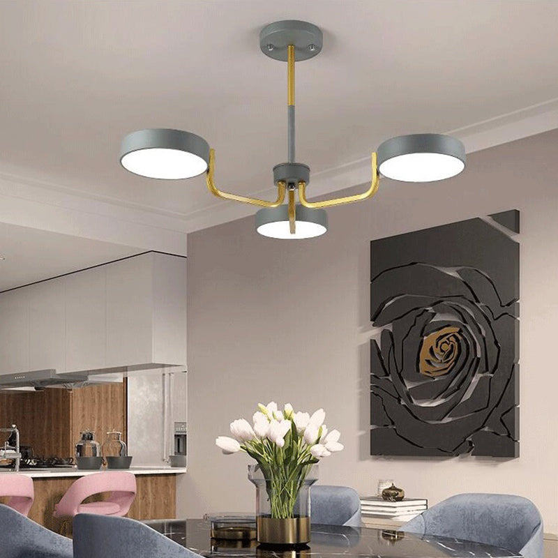 Geometry Shape Pendant Chandeliers Contemporary Metal Chandelier Lighting Fixtures